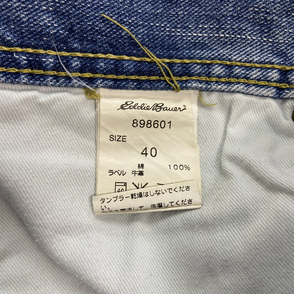 Eddie Bauer　エディーバウアー　デニムパンツ/ジーンズ　ジップフライ　W40サイズ　インディゴ