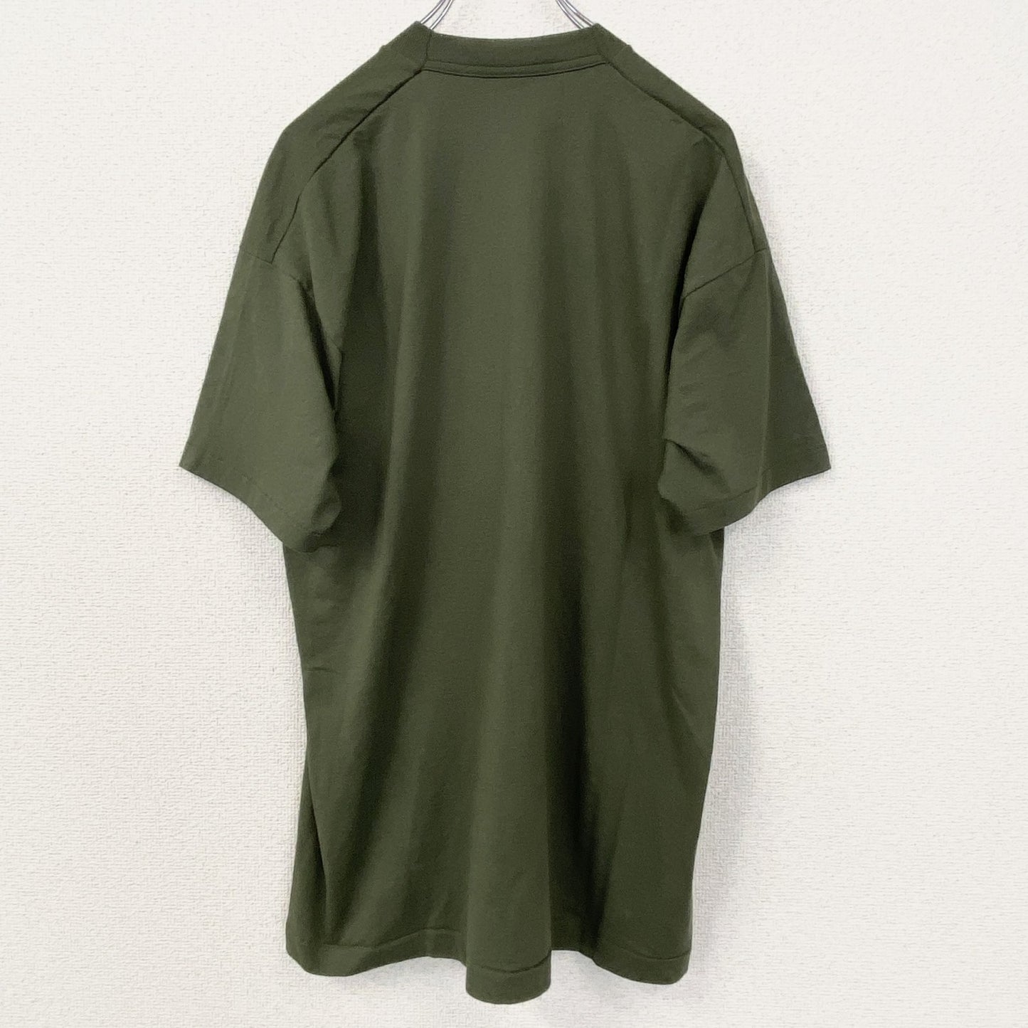 古着 used　FURUIT OF THE LOOM　半袖プリントTシャツ　シングルステッチ　90s　US製　緑　XLサイズ