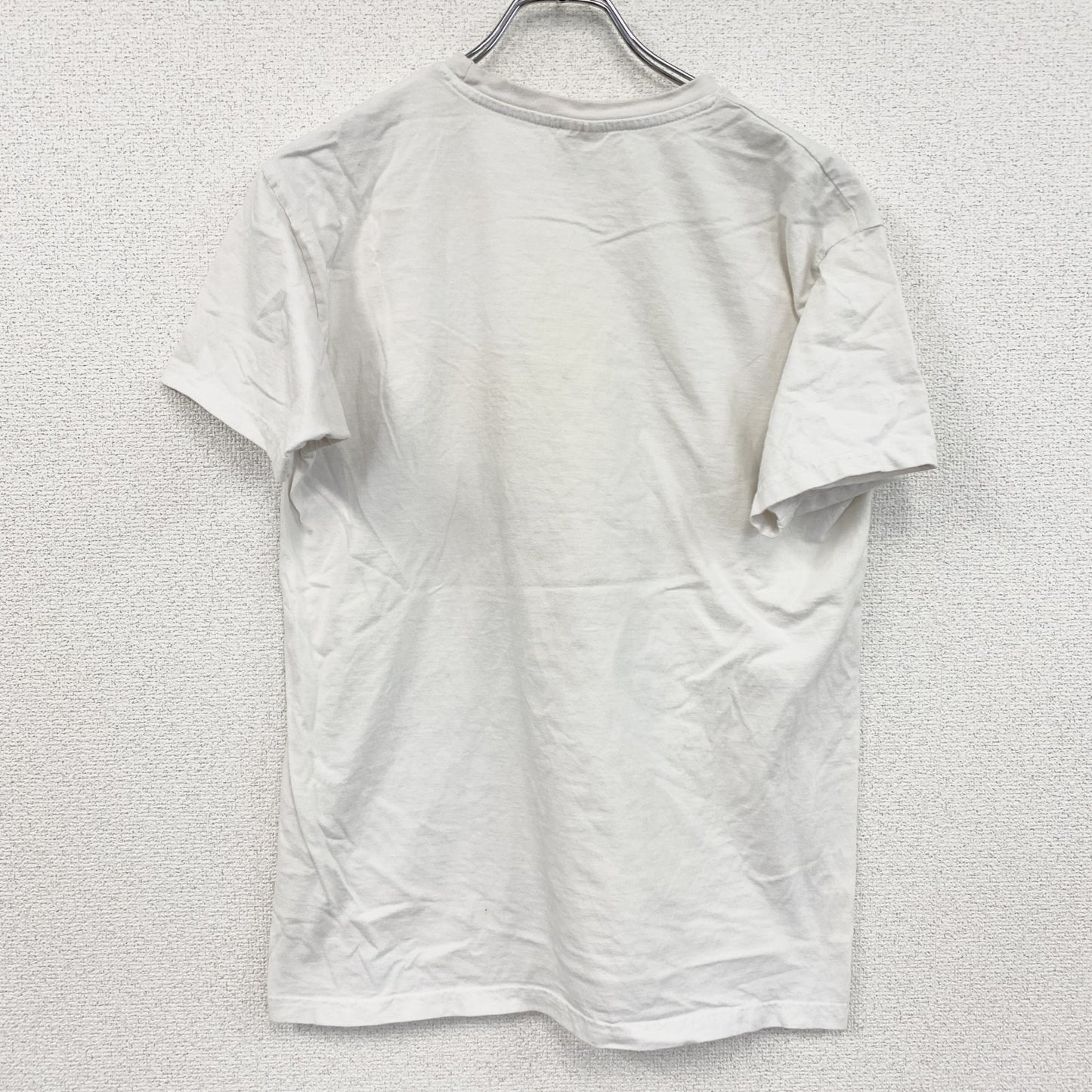 B&C　半袖プリントフォトTシャツ　誰やねん　白　ホワイト　Sサイズ