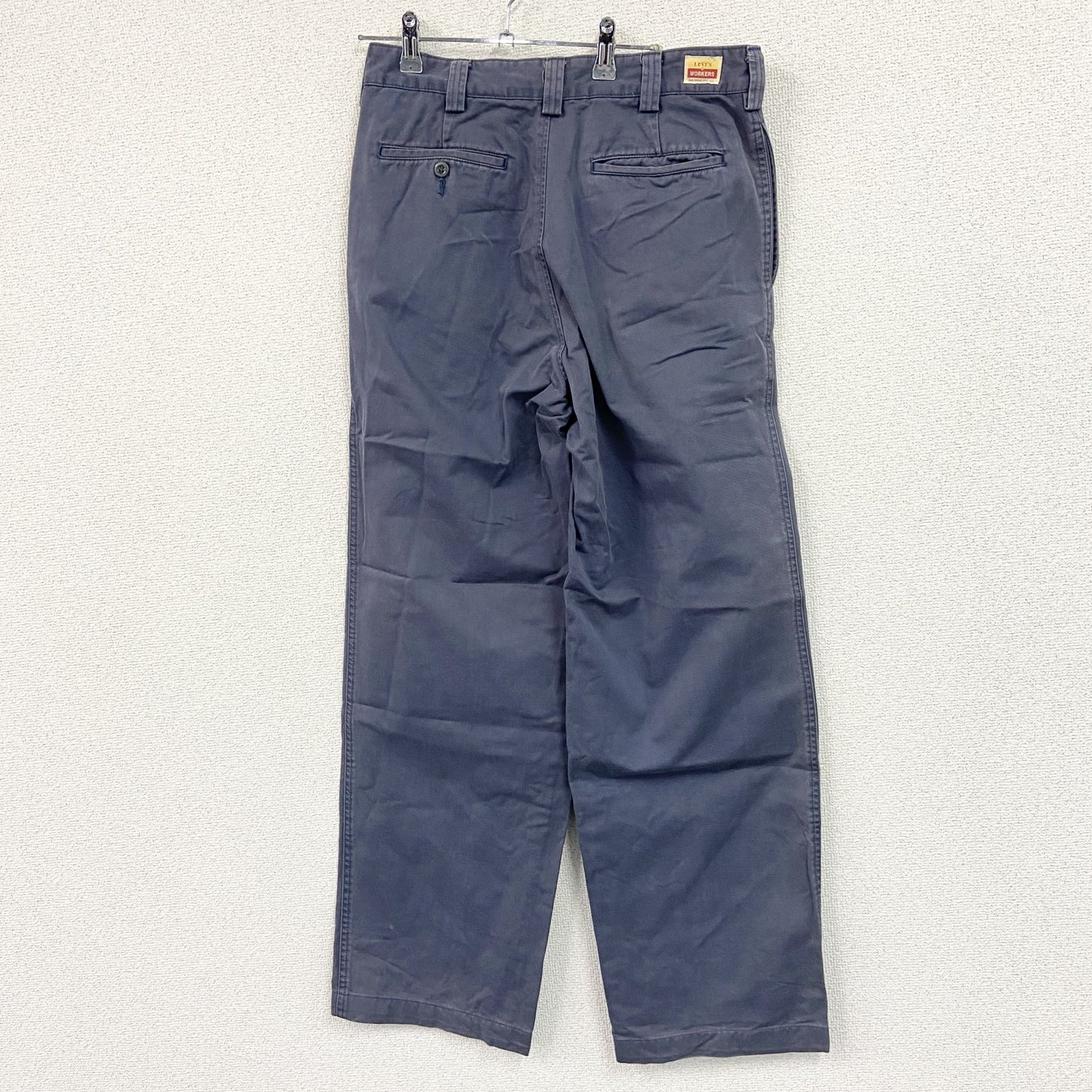 Levi's　リーバイス　WORKERS　デニムパンツ/ワークパンツ　ジップフライ　紺　ネイビー　W31サイズ