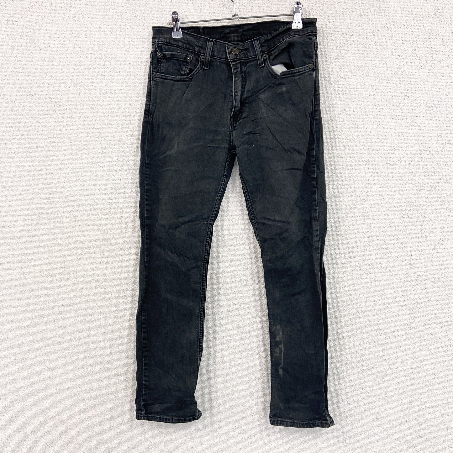 Levi’s　リーバイス　511　ブラックデニムパンツ/ジーンズ　ジップフライ　黒　ブラック　W31サイズ