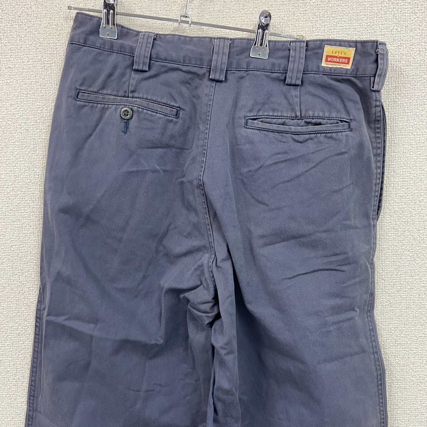 Levi's　リーバイス　WORKERS　デニムパンツ/ワークパンツ　ジップフライ　紺　ネイビー　W31サイズ
