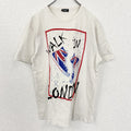 NoS　半袖プリントTシャツ　WALK IN RONDON　ユニオン・ジャック　スニーカー　白　ホワイト　Lサイズ