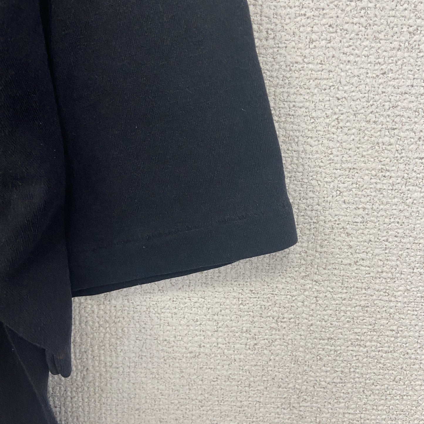 古着 used　半袖プリントTシャツ　シングルステッチ　FOURNIER　90s　クルーネック　カジュアルデザイン　黒　Mサイズ