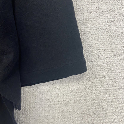 古着 used　半袖プリントTシャツ　シングルステッチ　FOURNIER　90s　クルーネック　カジュアルデザイン　黒　Mサイズ