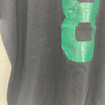 古着 used　半袖プリントTシャツ　シングルステッチ　FOURNIER　90s　クルーネック　カジュアルデザイン　黒　Mサイズ