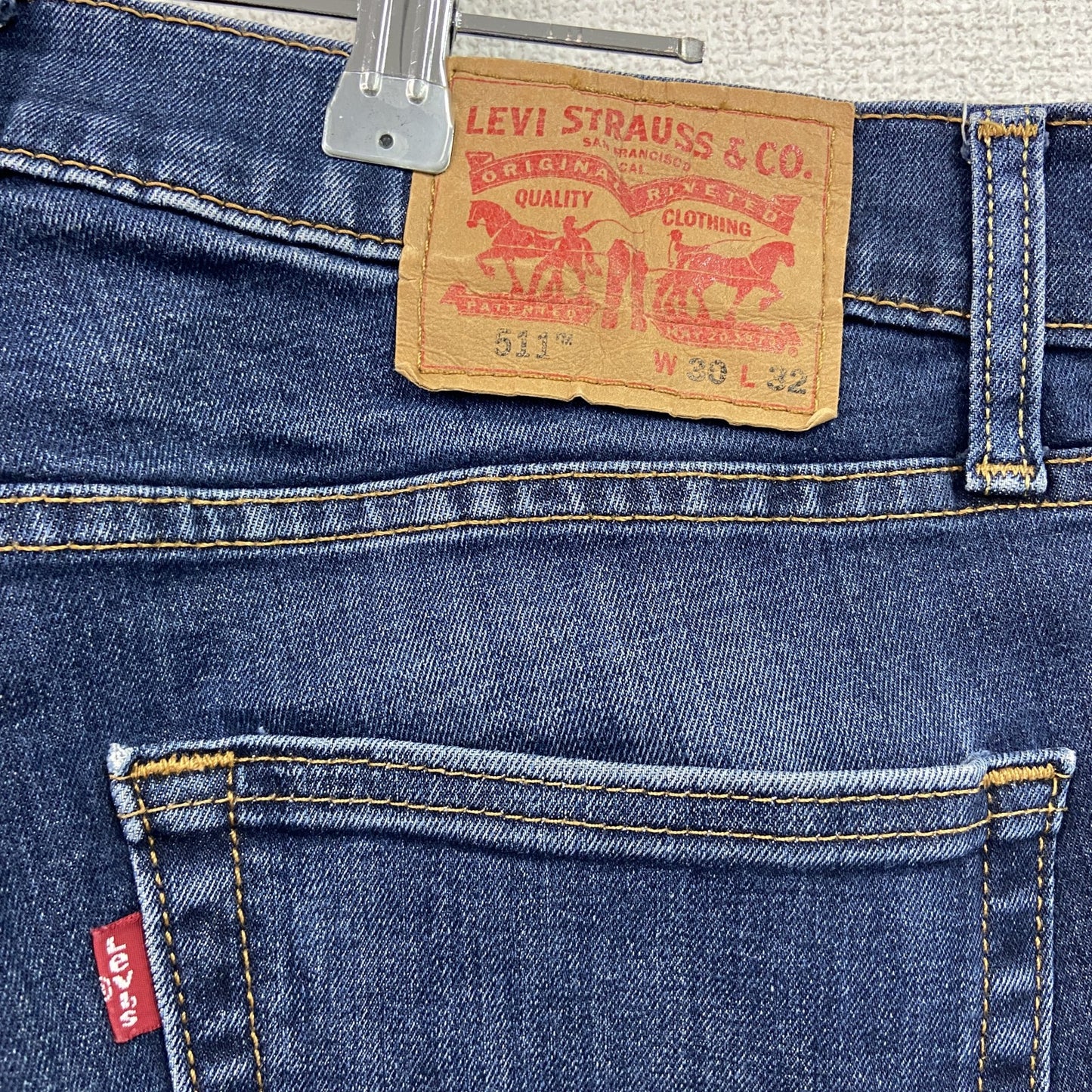 Levi's　リーバイス　511　デニムパンツ/ジーンズ　ジップフライ　インディゴ　W30サイズ