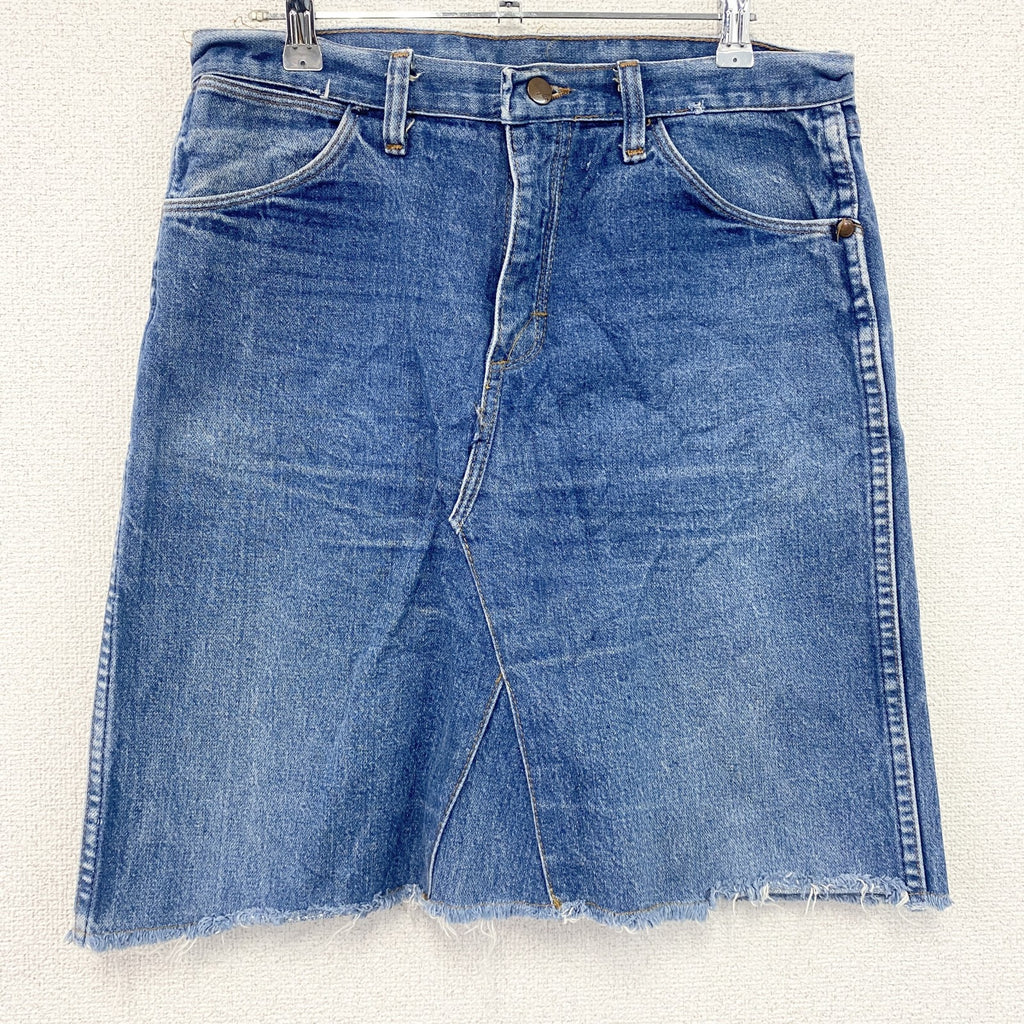 Wrangler　ラングラー　デニムスカート/タイトスカート　ショート丈　インディゴ　38サイズ　
