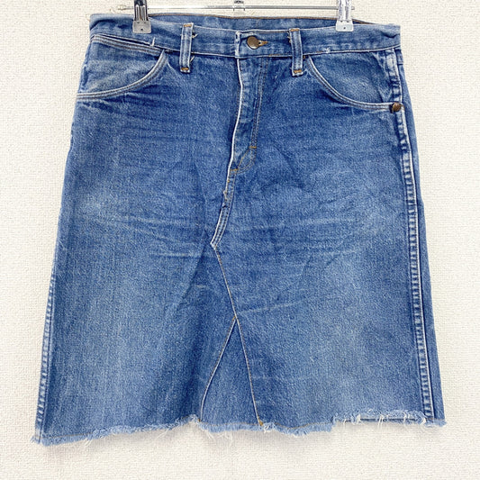Wrangler　ラングラー　デニムスカート/タイトスカート　ショート丈　インディゴ　38サイズ　