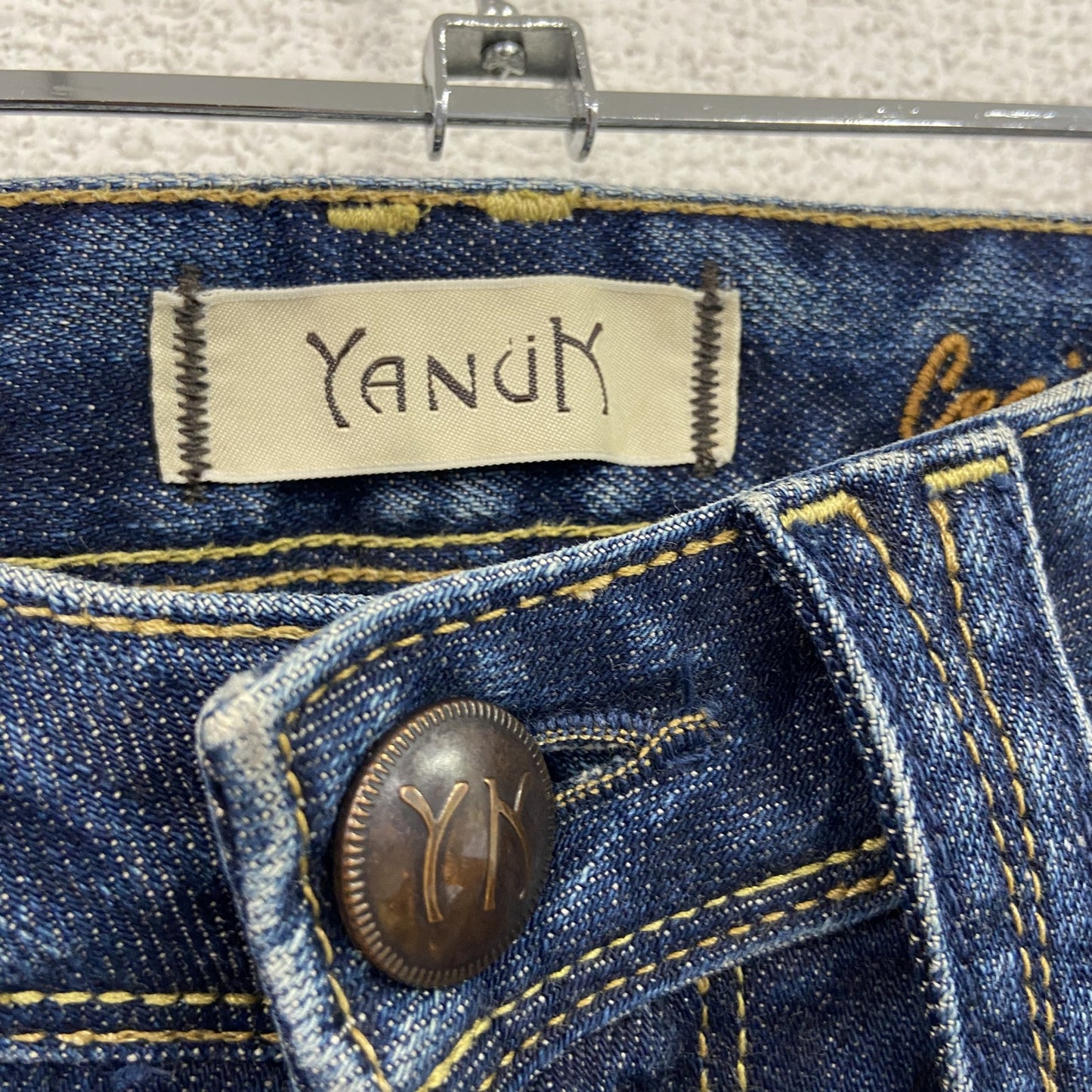 YANUK　ヤヌーク　デニムパンツ/ジーンズ　ジップフライ　インディゴ　W24サイズ