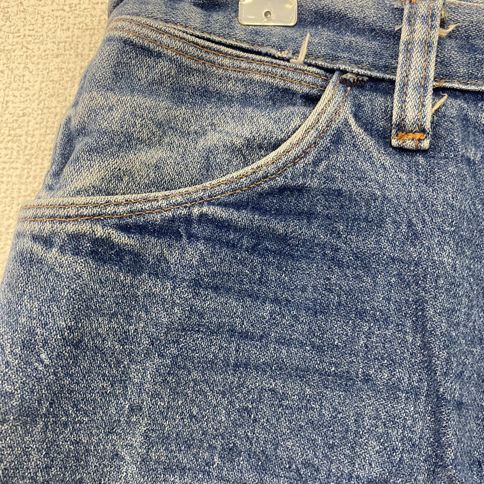 Wrangler　ラングラー　デニムスカート/タイトスカート　ショート丈　インディゴ　38サイズ　