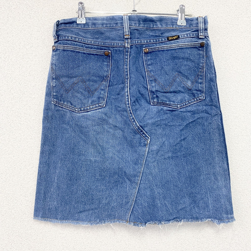 Wrangler　ラングラー　デニムスカート/タイトスカート　ショート丈　インディゴ　38サイズ　