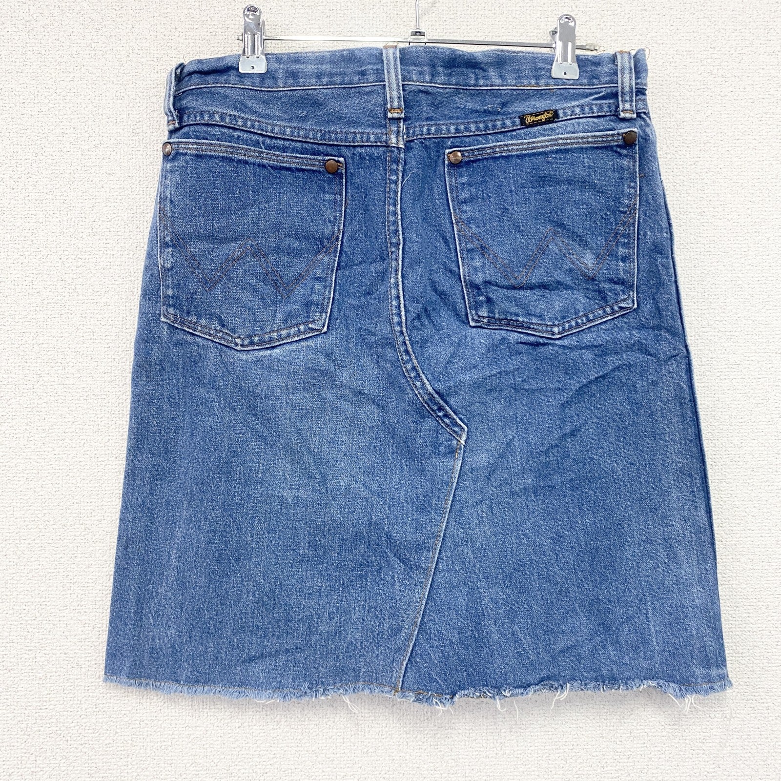 Wrangler　ラングラー　デニムスカート/タイトスカート　ショート丈　インディゴ　38サイズ　