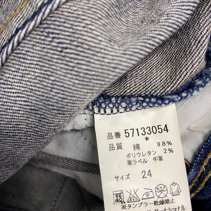 YANUK　ヤヌーク　デニムパンツ/ジーンズ　ジップフライ　インディゴ　W24サイズ