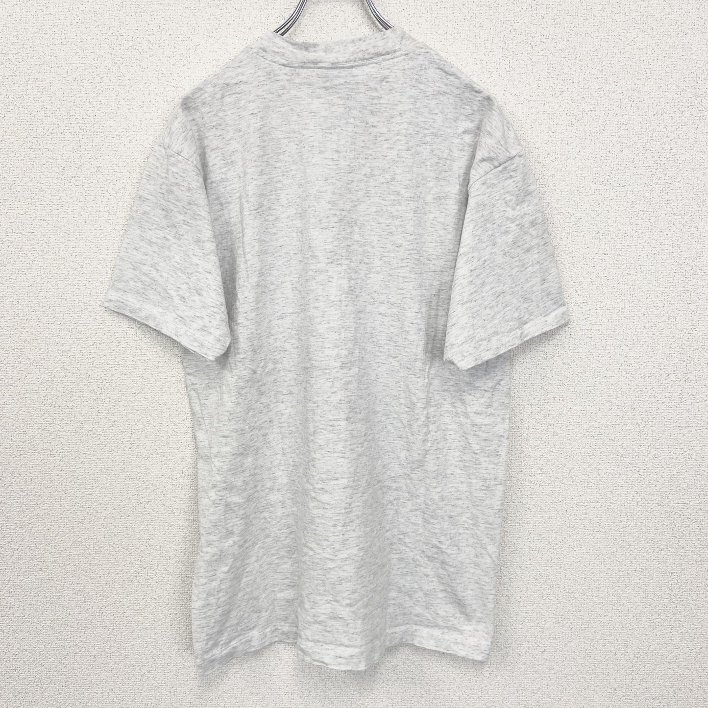 古着 used　ONEITA　半袖プリントTシャツ　シングルステッチ　90s　クルーネック　カジュアルデザイン　白　Lサイズ