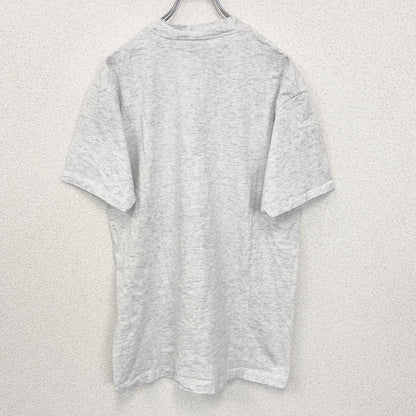 古着 used　ONEITA　半袖プリントTシャツ　シングルステッチ　90s　クルーネック　カジュアルデザイン　白　Lサイズ