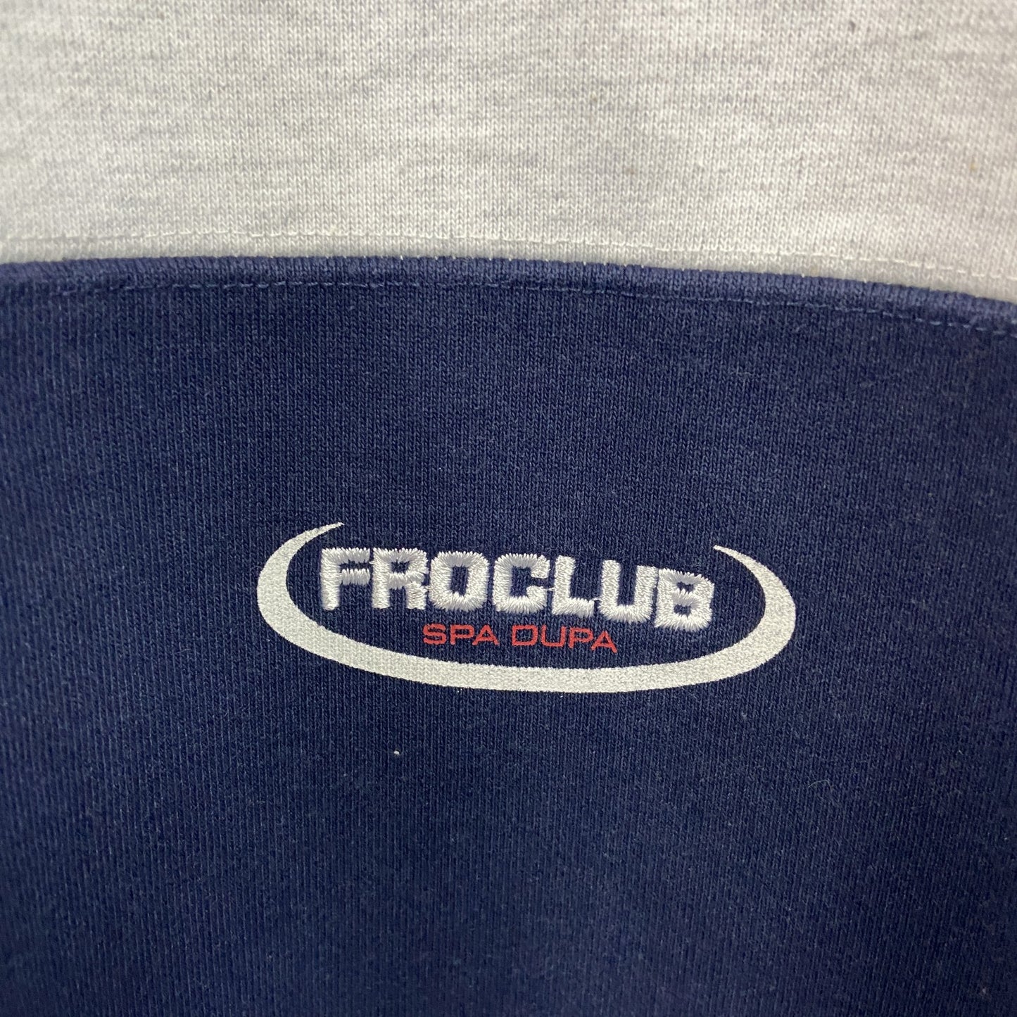 FREAK'S STORE　FRO SPA DUPA CLUB　ハーフジップトレーナー　霜降りグレー　XLサイズ