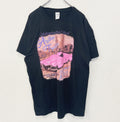 古着 used　GILDAN ギルダン　半袖プリントTシャツ　キャデラック　エルドラド　クルーネック　レトロ　黒　XLサイズ