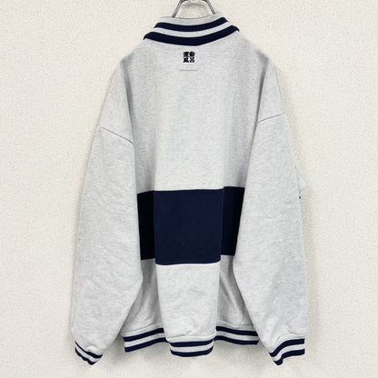 FREAK'S STORE　FRO SPA DUPA CLUB　ハーフジップトレーナー　霜降りグレー　XLサイズ