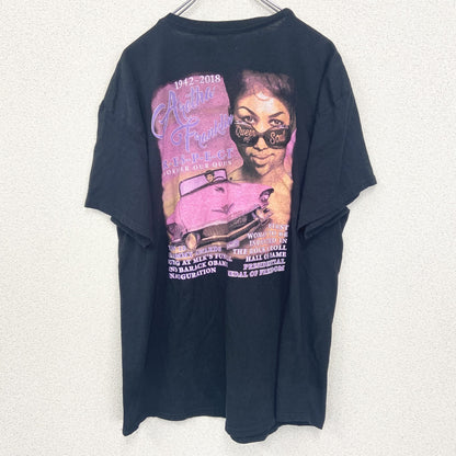 古着 used　GILDAN ギルダン　半袖プリントTシャツ　キャデラック　エルドラド　クルーネック　レトロ　黒　XLサイズ