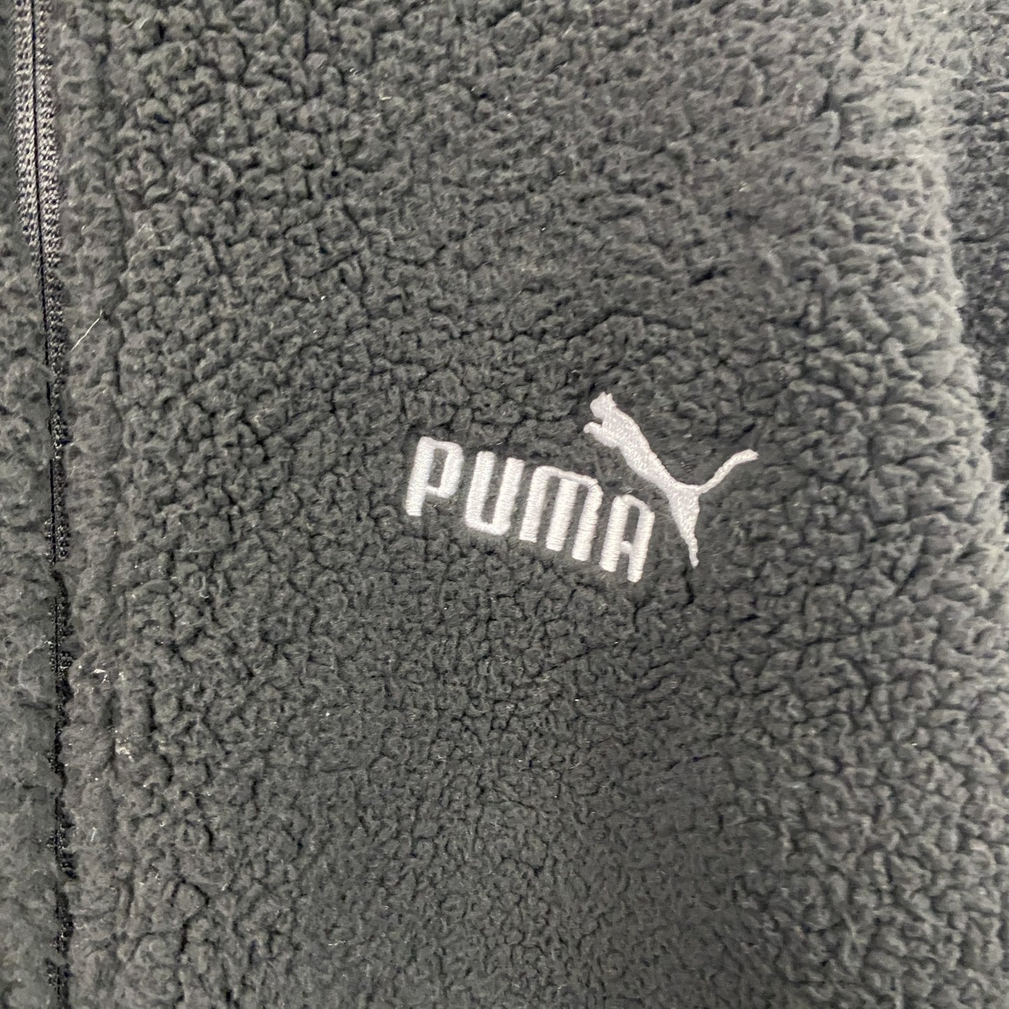 PUMA　プーマ　フリースジャケット/ボアジャケット　黒　ブラック　XLサイズ