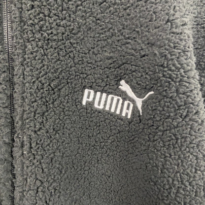 PUMA　プーマ　フリースジャケット/ボアジャケット　黒　ブラック　XLサイズ