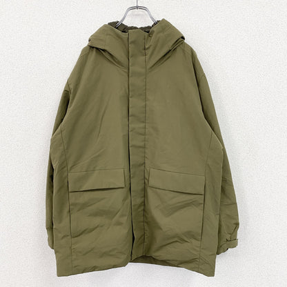 UNIQLO　ユニクロ　ハイブリッドダウンパーカ　ダウン90%　比翼仕立て　カーキ　Lサイズ