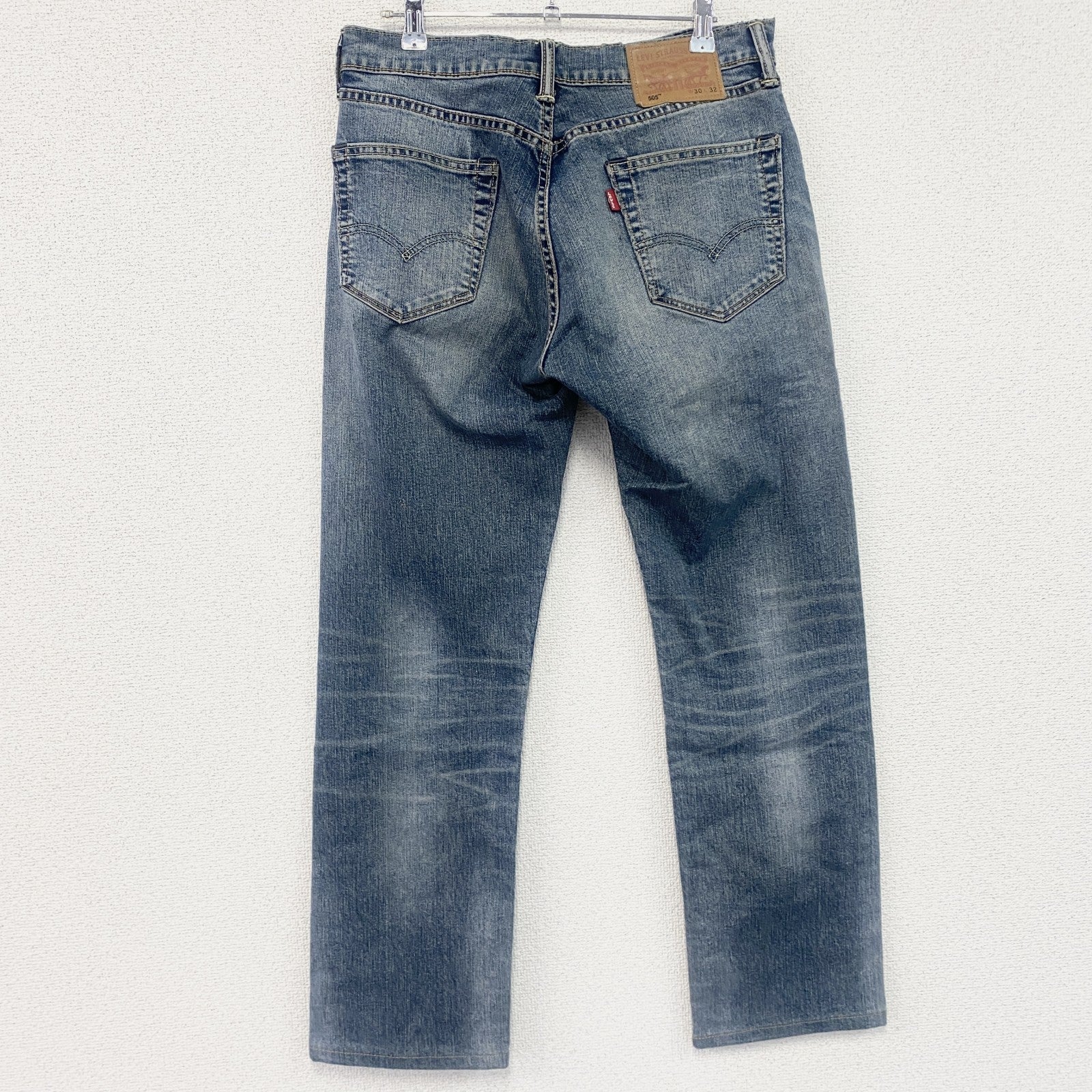 Levi's　リーバイス　505　デニムパンツ/ジーンズ　ジップフライ　縦落ち　フェード　インディゴ　W30サイズ