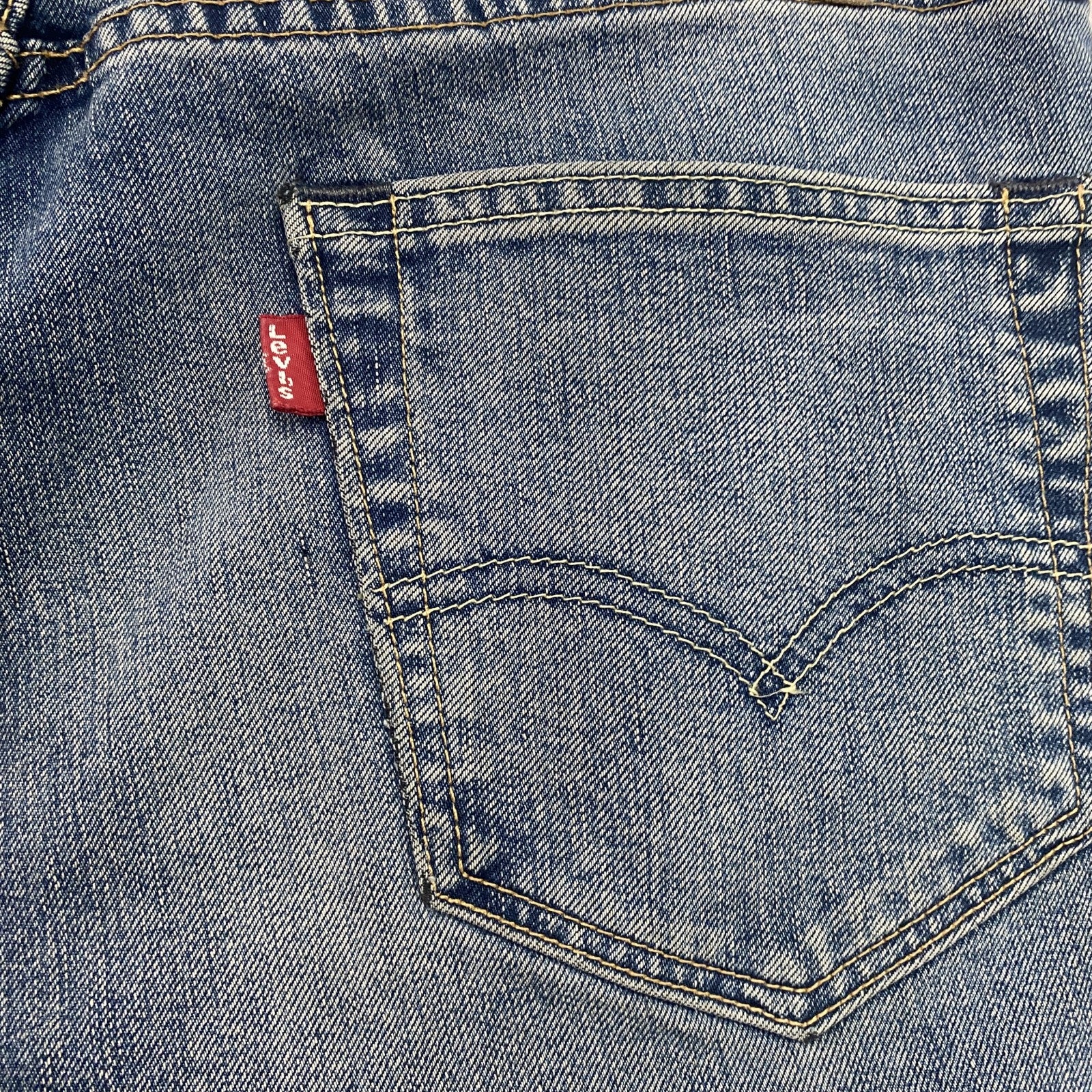 Levi's　リーバイス　505　デニムパンツ/ジーンズ　ジップフライ　縦落ち　フェード　インディゴ　W30サイズ