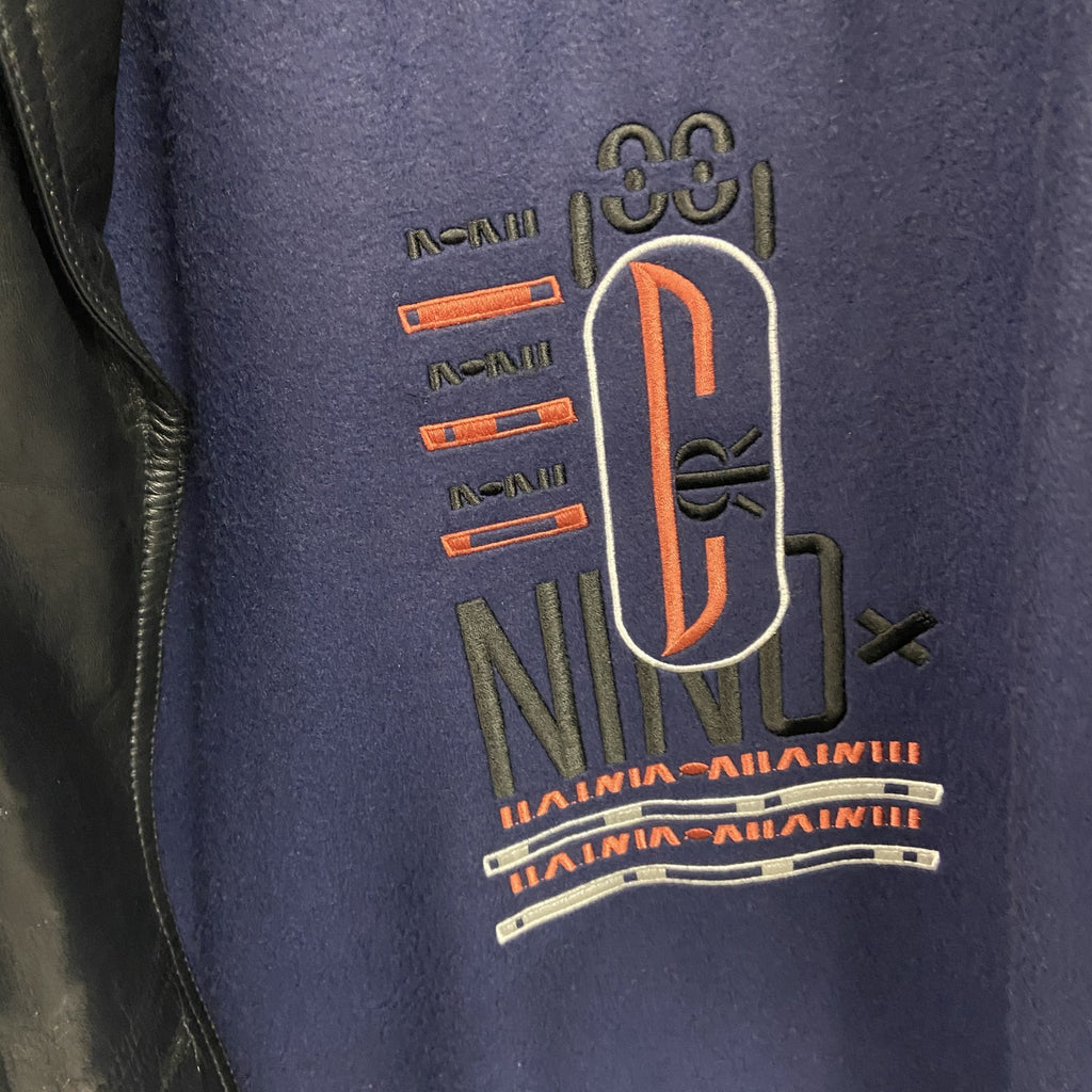 ～00s　VIA NUOVA PELLE　ラムレザーカーコート　レザージャケット　黒　ブラック　52サイズ