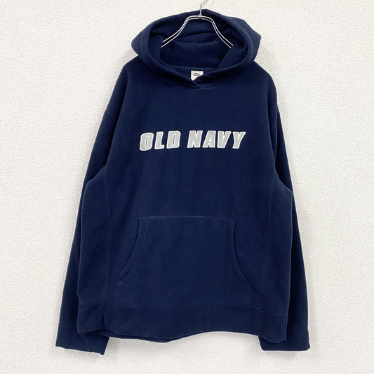 00s　OLD NAVY　オールドネイビー　フリースパーカー/フーディー　ヴィンテージ　紺　ネイビー　Lサイズ