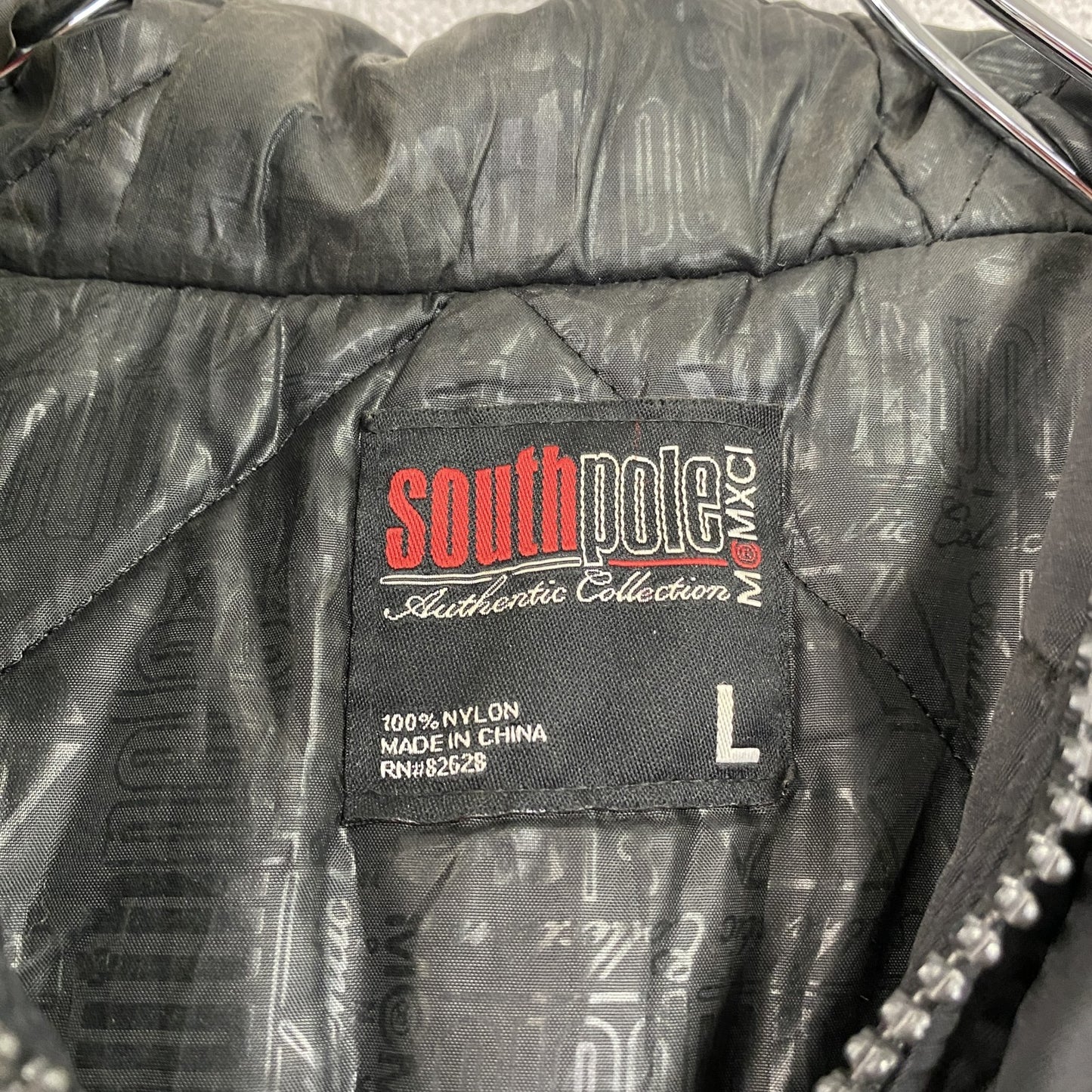 SOUTHPOLE　サウスポール　N-2Bタイプ　フライトジャケット　中綿入り　黒　ブラック　Lサイズ