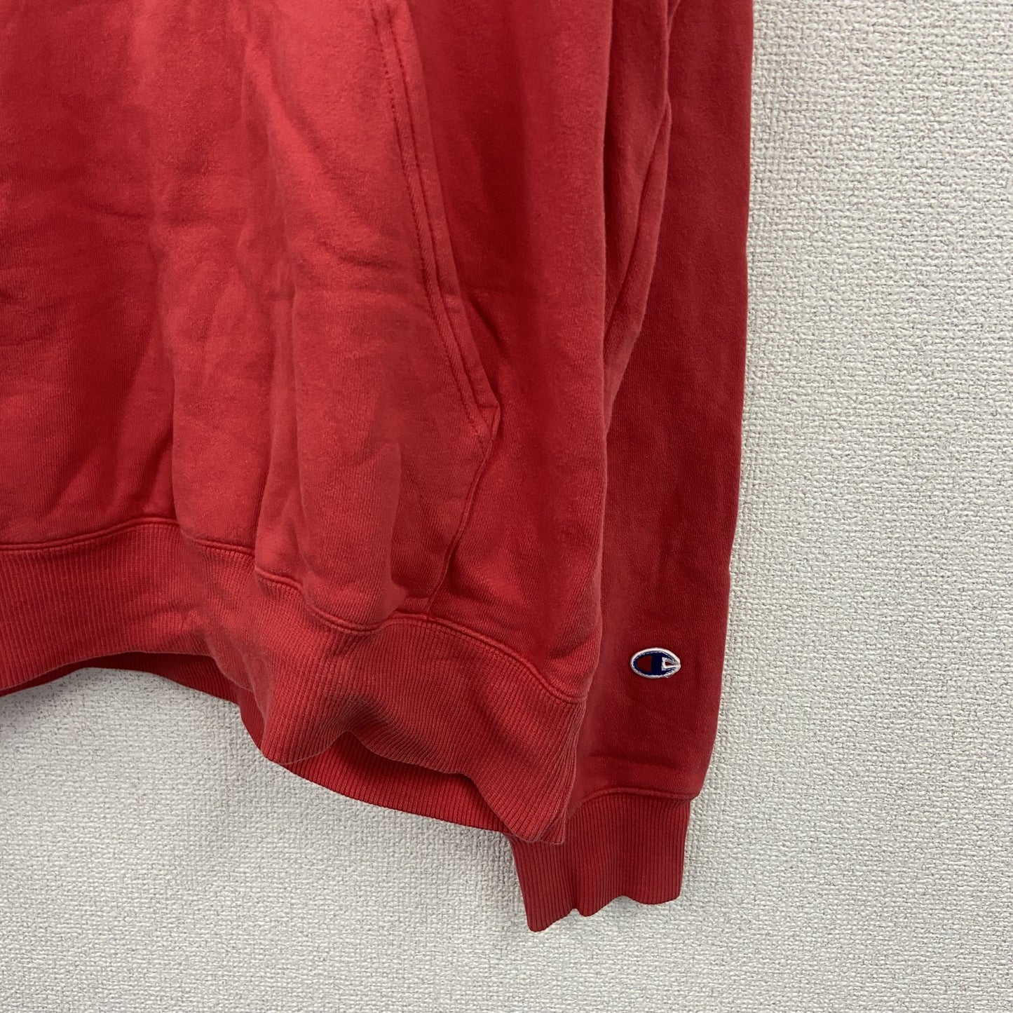 Champion　チャンピオン　スウェットパーカー/フーディー　赤　レッド　Lサイズ