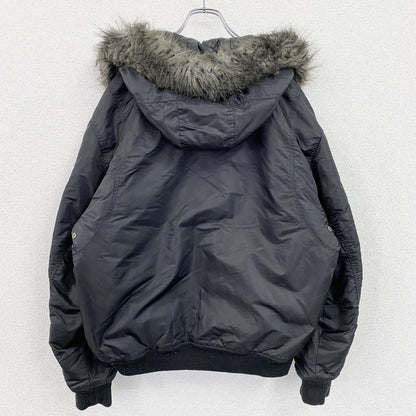 SOUTHPOLE　サウスポール　N-2Bタイプ　フライトジャケット　中綿入り　黒　ブラック　Lサイズ