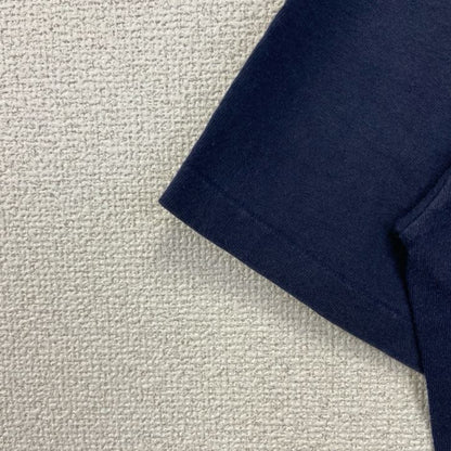 古着 used　90s　Anvil アンビル　半袖刺繍Tシャツ　シングルステッチ　ヴィンテージ　ネイビー　紺　Lサイズ
