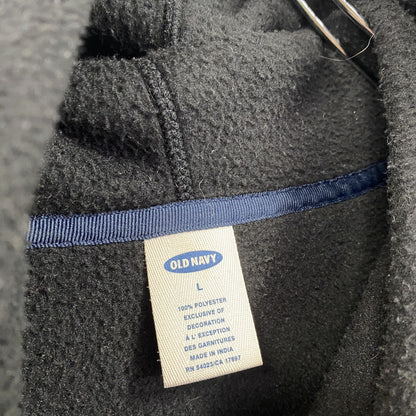 00s　OLD NAVY　オールドネイビー　フリースパーカー/フーディー　ヴィンテージ　黒　ブラック　Lサイズ