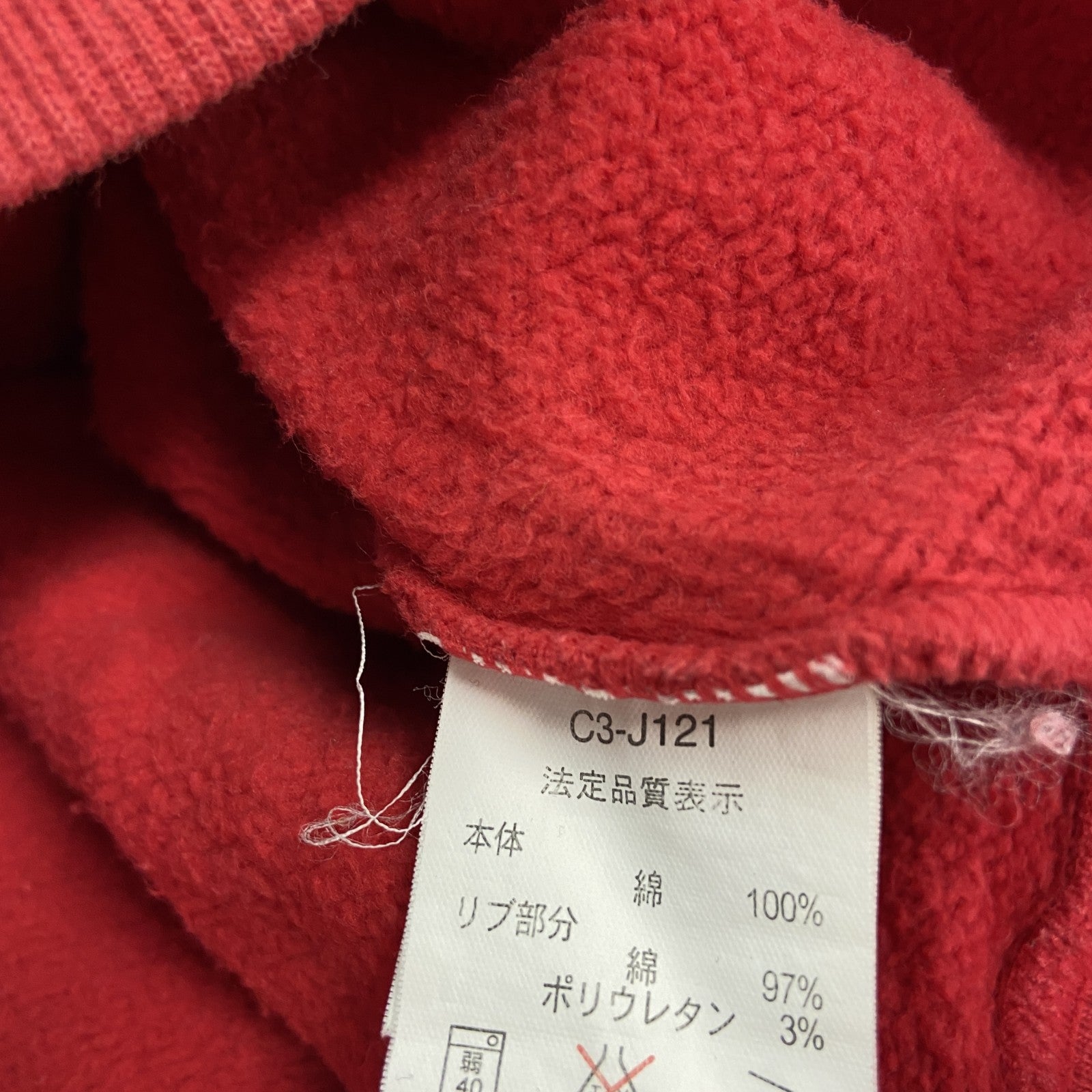 Champion　チャンピオン　スウェットパーカー/フーディー　赤　レッド　Lサイズ