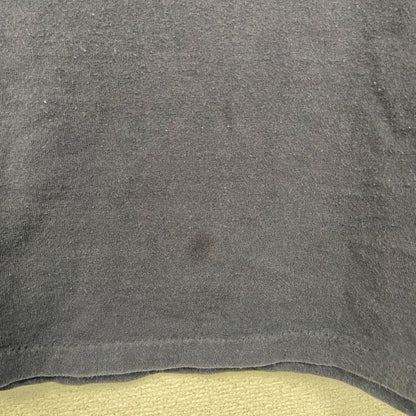 古着 used　90s　Anvil アンビル　半袖刺繍Tシャツ　シングルステッチ　ヴィンテージ　ネイビー　紺　Lサイズ