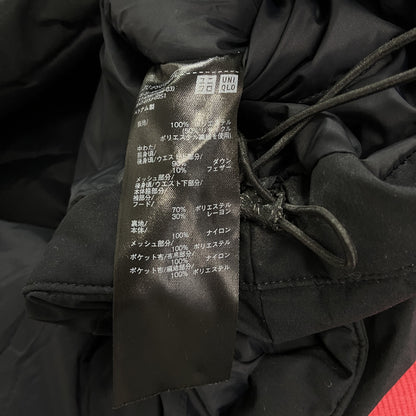 UNIQLO　ユニクロ　ハイブリッドダウンパーカ　ダウン90%　比翼仕立て　黒　ブラック　Lサイズ