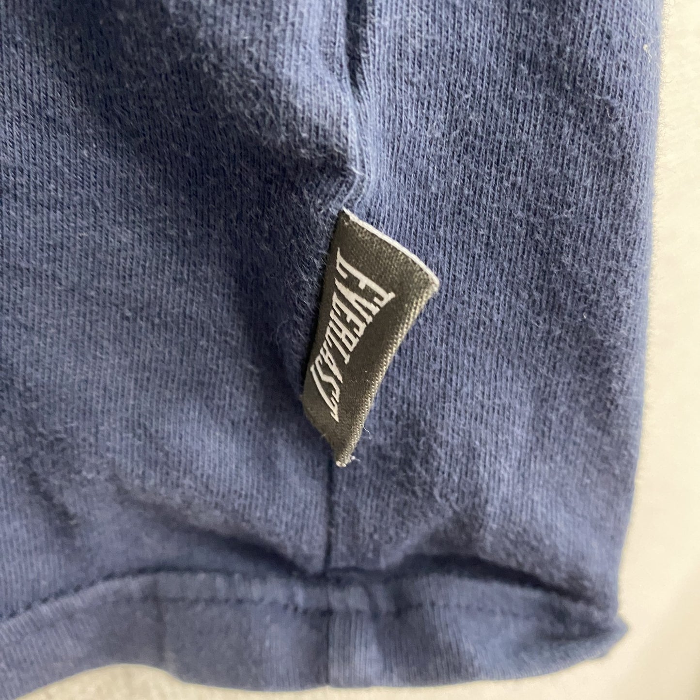EVERLAST　半袖プリントTシャツ　紺　ネイビー　Lサイズ