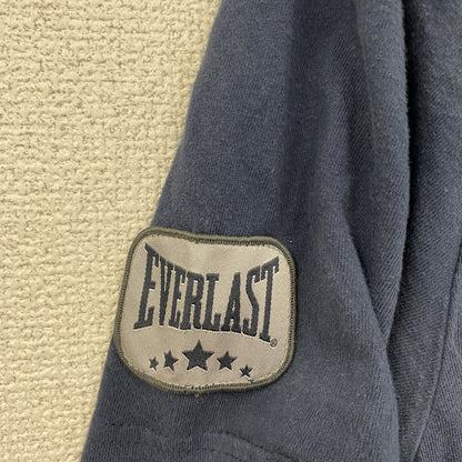 EVERLAST　半袖プリントTシャツ　紺　ネイビー　Lサイズ