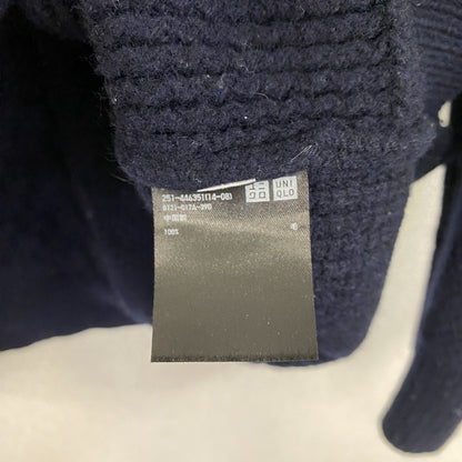 UNIQLO　ユニクロ　＋J　プレミアムラムケーブルハイネックセーター　紺　ネイビー　XLサイズ