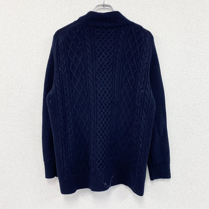 UNIQLO　ユニクロ　＋J　プレミアムラムケーブルハイネックセーター　紺　ネイビー　XLサイズ