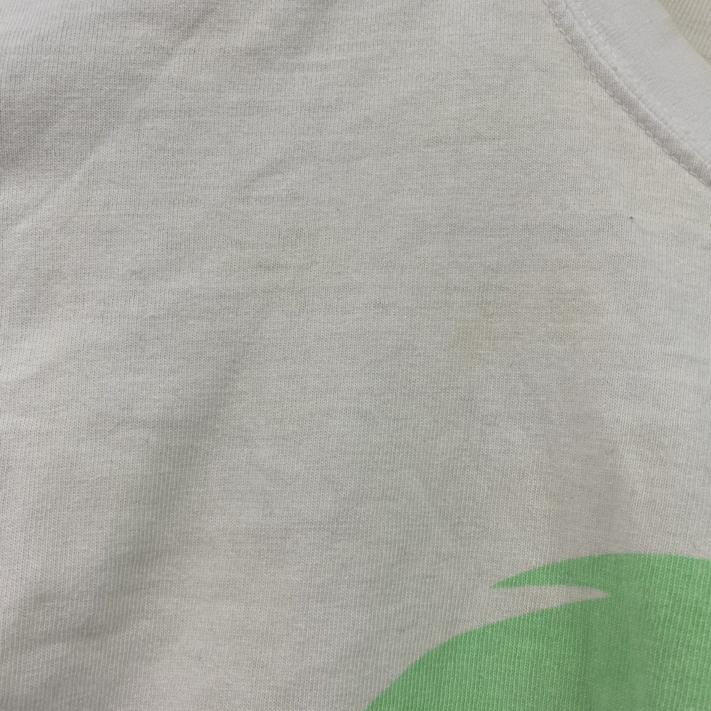 90s　J.M. SILK　ジェイ・エム・シルク　半袖プリントアニマルTシャツ　シングルステッチ　ヴィンテージ　白　ホワイト