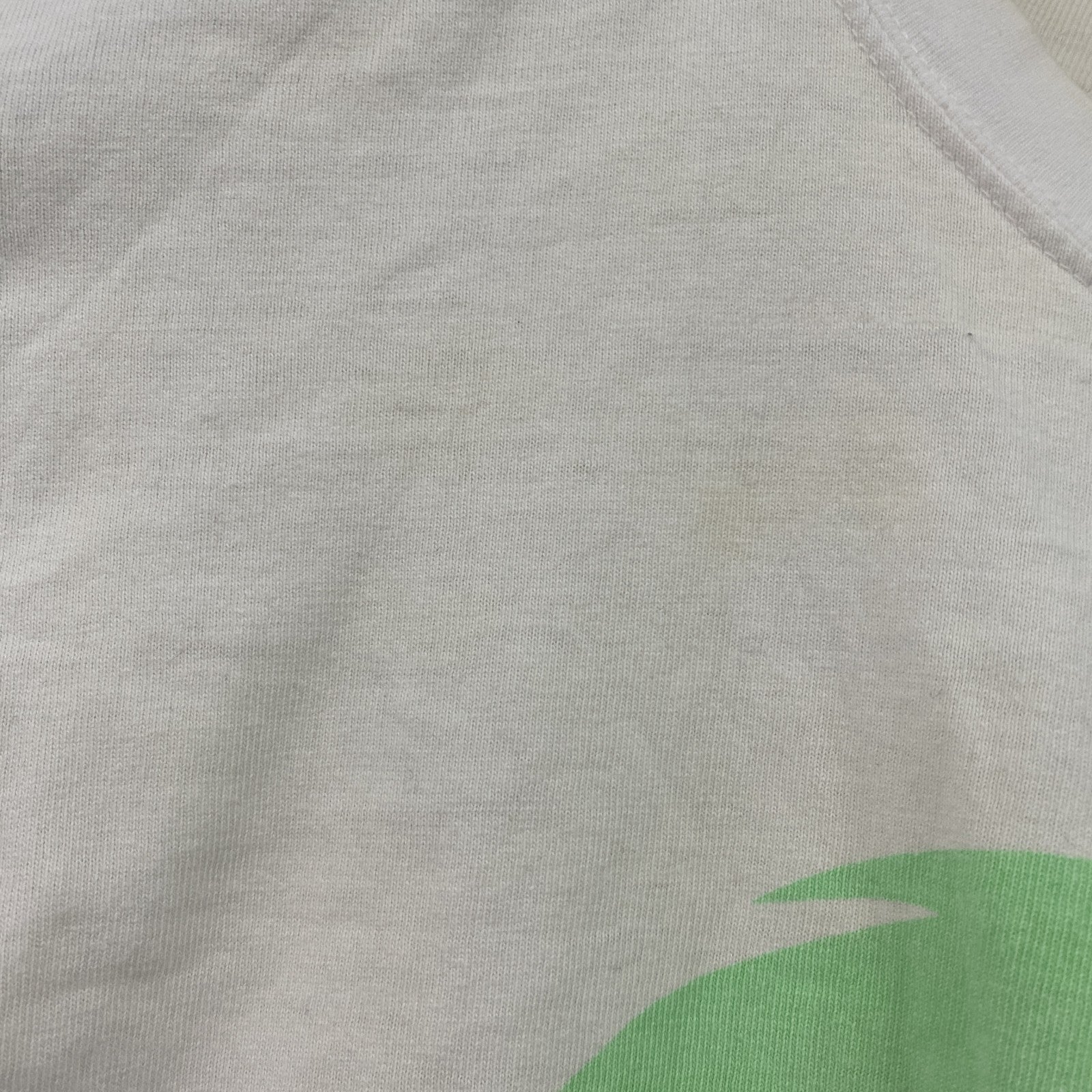 90s　J.M. SILK　ジェイ・エム・シルク　半袖プリントアニマルTシャツ　シングルステッチ　ヴィンテージ　白　ホワイト