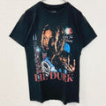 古着 used　LIL DURK リルダーク　半袖ラッパープリントTシャツ　クルーネック　黒　ブラック　Sサイズ