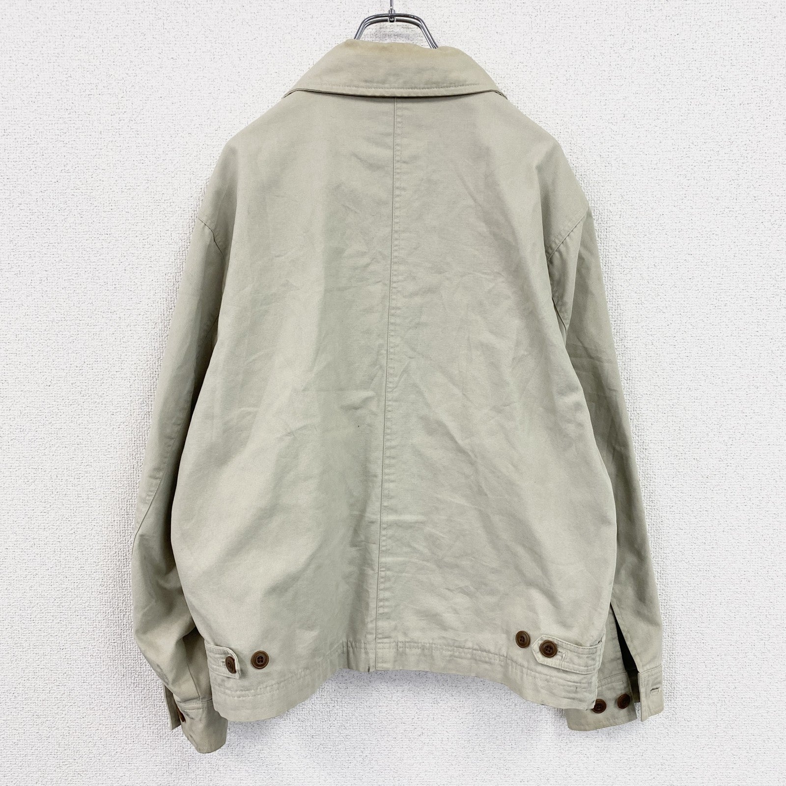 00s　OLD GAP　オールドギャップ　ブルゾン/スイングトップ　ヴィンテージ　ベージュ　Sサイズ