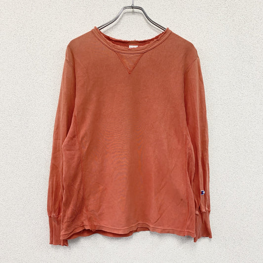 Champion　チャンピオン　リバースウィーブ　長袖Tシャツ/ロンT　フェード　オレンジ　Mサイズ