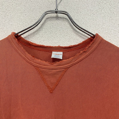 Champion　チャンピオン　リバースウィーブ　長袖Tシャツ/ロンT　前V　フェード　現行　オレンジ　Mサイズ