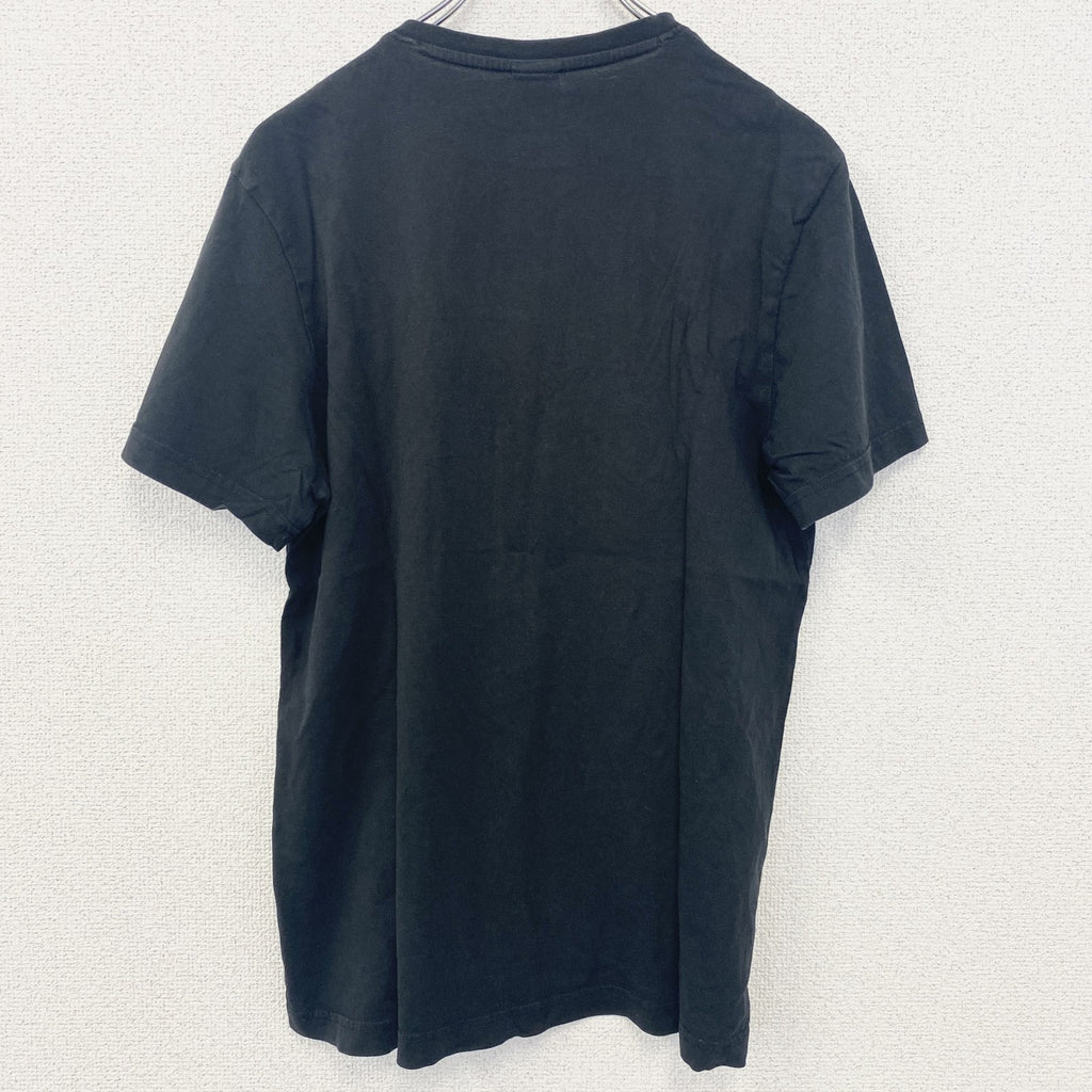 古着 used　半袖音楽プリントTシャツ　黒　ブラック　バンガームジーク　ヒップホップ　クルーネック　レトロデザイン　Sサイズ